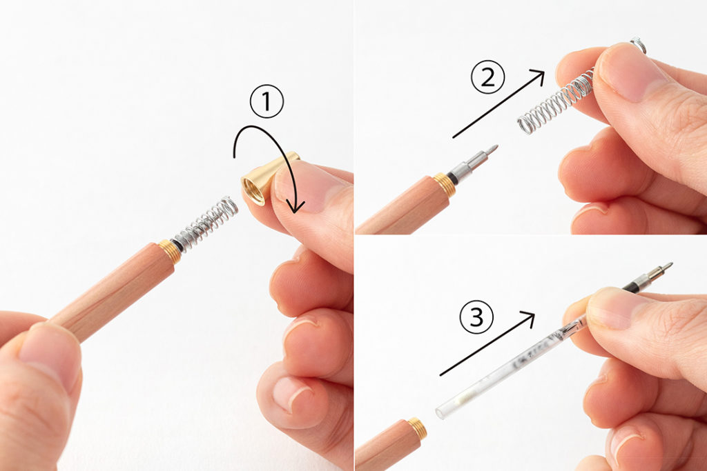 How To Replace the Refill of Ballpoint Pen and Pencil TRAVELER'S