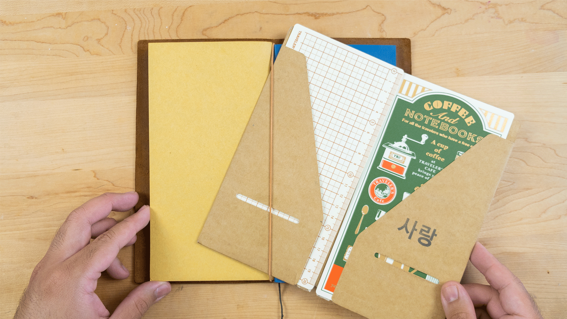 How to Assemble Different Elements into Your TRAVELER'S notebook