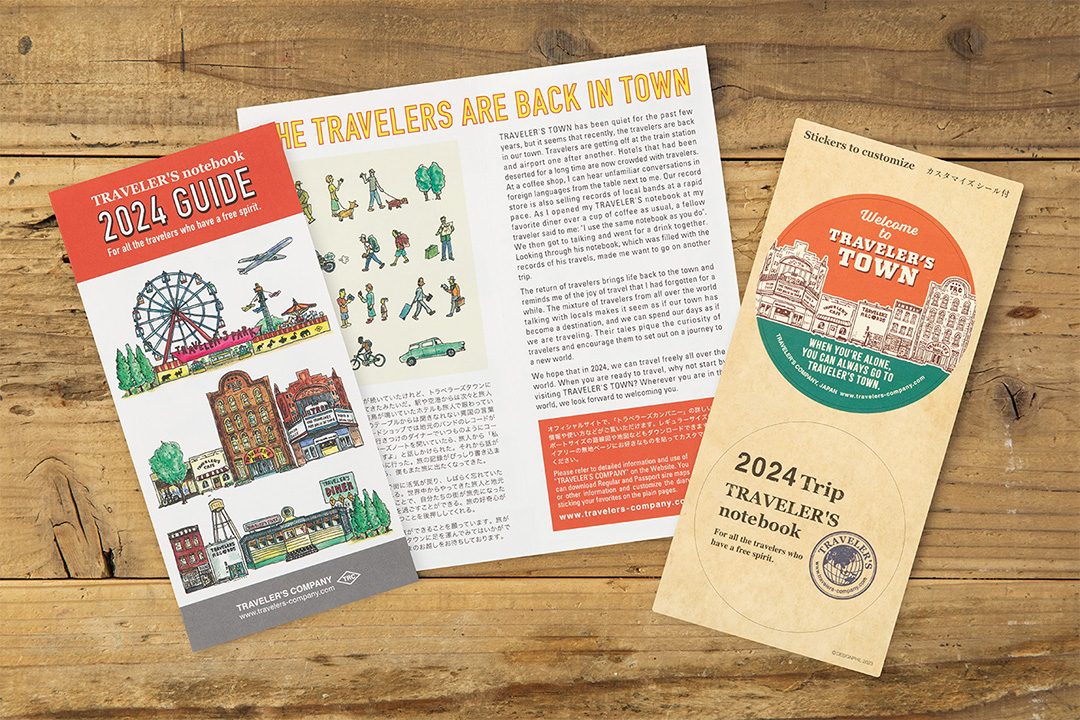 TRAVELER’S notebook 2024 DIARY – TRAVELER'S TOWN - TRAVELER'S COMPANY USA