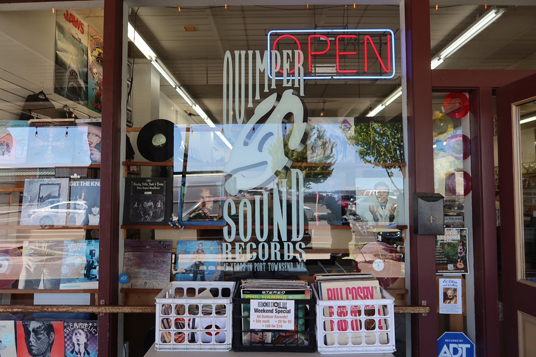 TRAVEER'S Team encountered a record store at Port Townsend, WA.