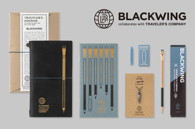 Blackwing x TRAVELER'S COMPANY collaboration.