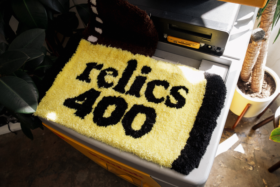 The interior of Relics, a film and camera store in Long Beach.