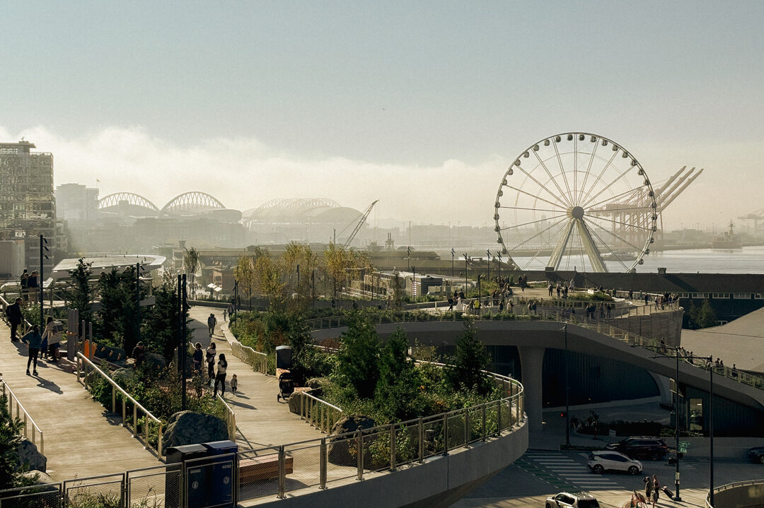 Seattle's waterfront Overlook Park. 