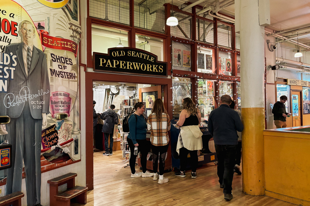 Pike Place's underground market.