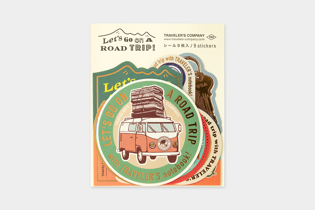 TRAVELER'S notebook Sticker Set USA Road Trip.