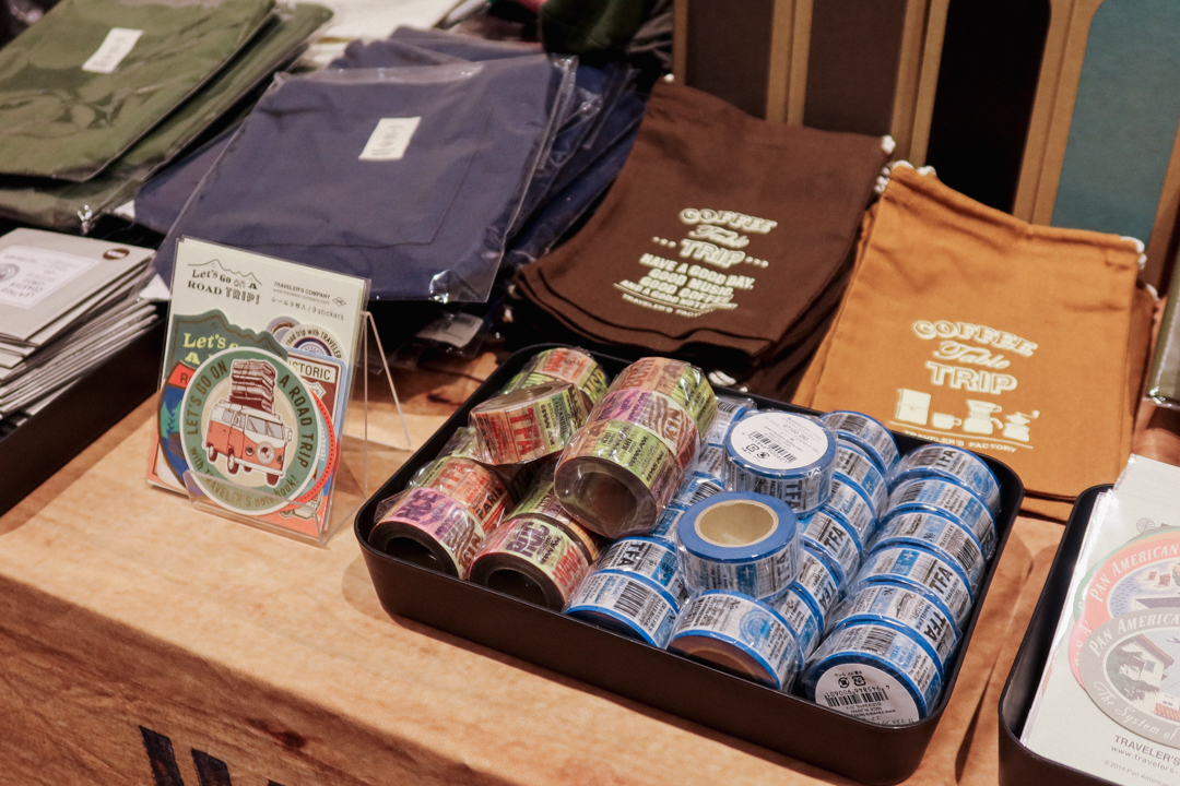 TF Original items like washi tapes, sacoche bags, and pouches on the TRC USA table at Little Craft Fest.