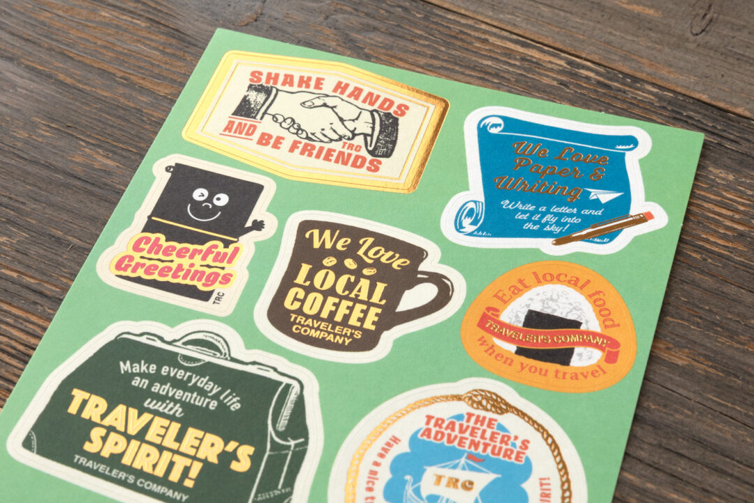 2026 DIARY Customized Sticker Set in the theme of TRAVELER'S SPIRIT.