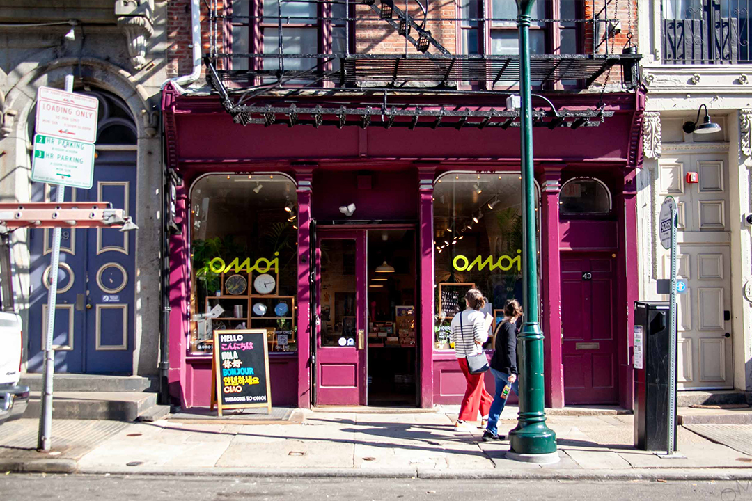 OMOI Life Goods Storefront.