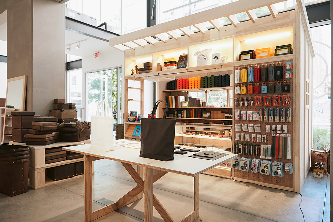 Interior store photo of HIGHTIDE STORE DTLA.