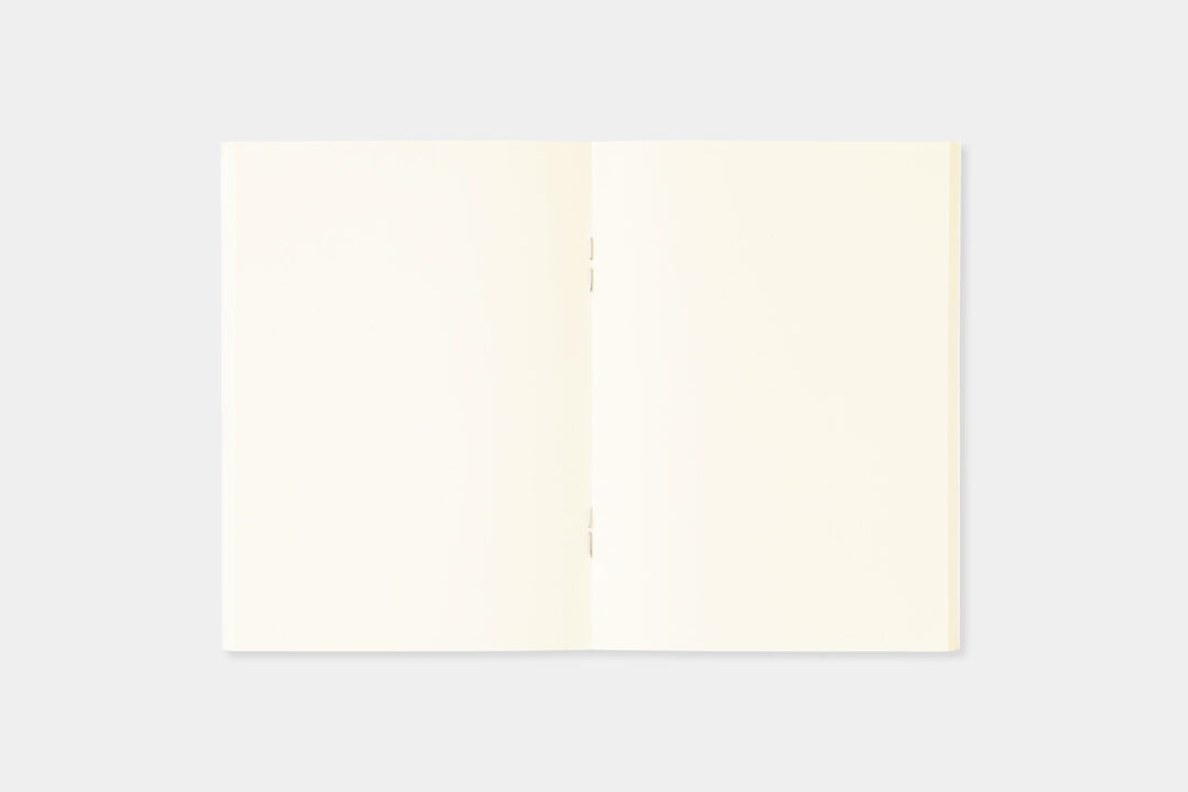 TRAVELER’S notebook refill TWELVES RECORD Crate (Passport Size) features MD Cream paper.