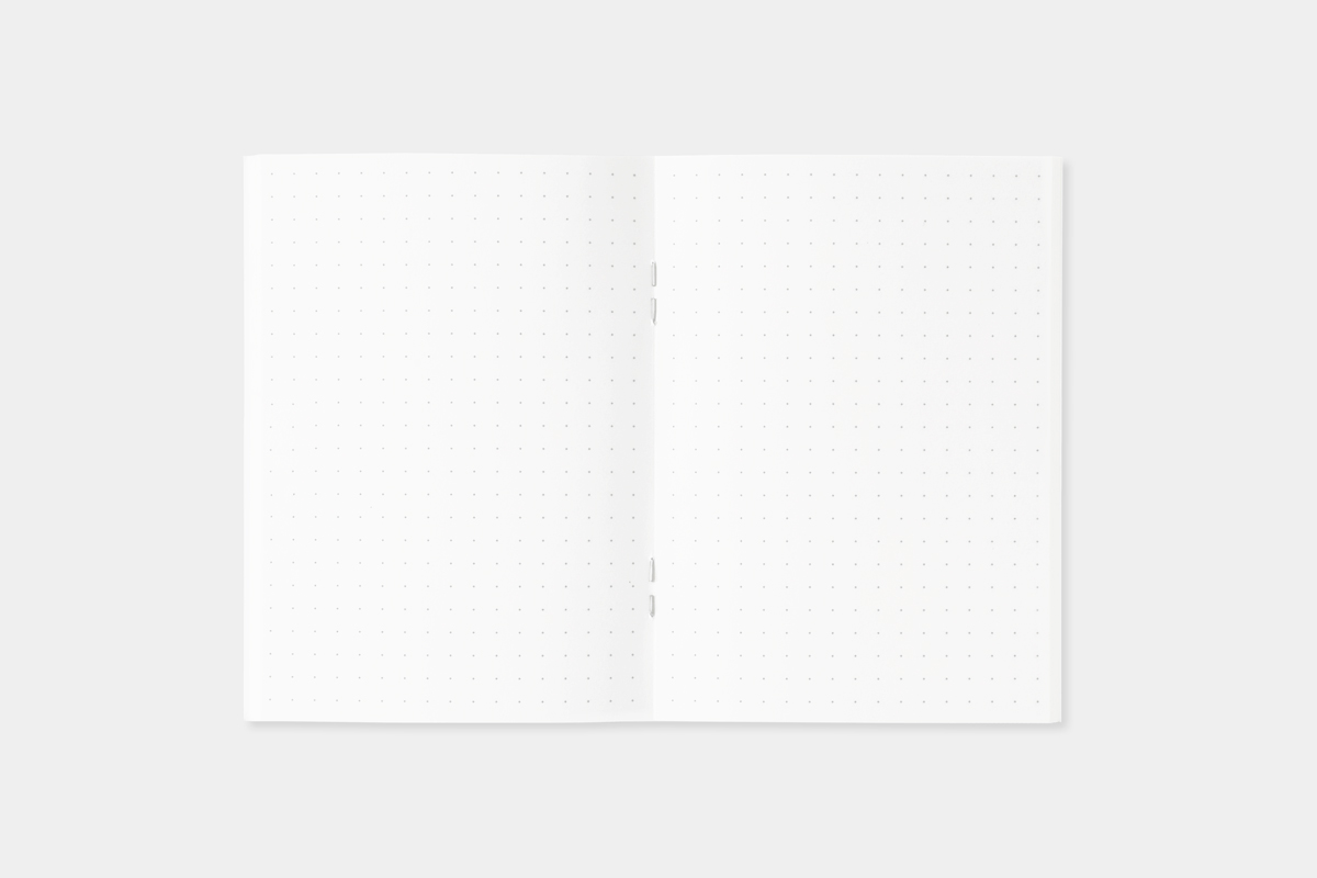 TRAVELERS’ notebook refill TWELVES RECORD Sticker (Passport Size) features MD Paper in 5mm Dot Grid.