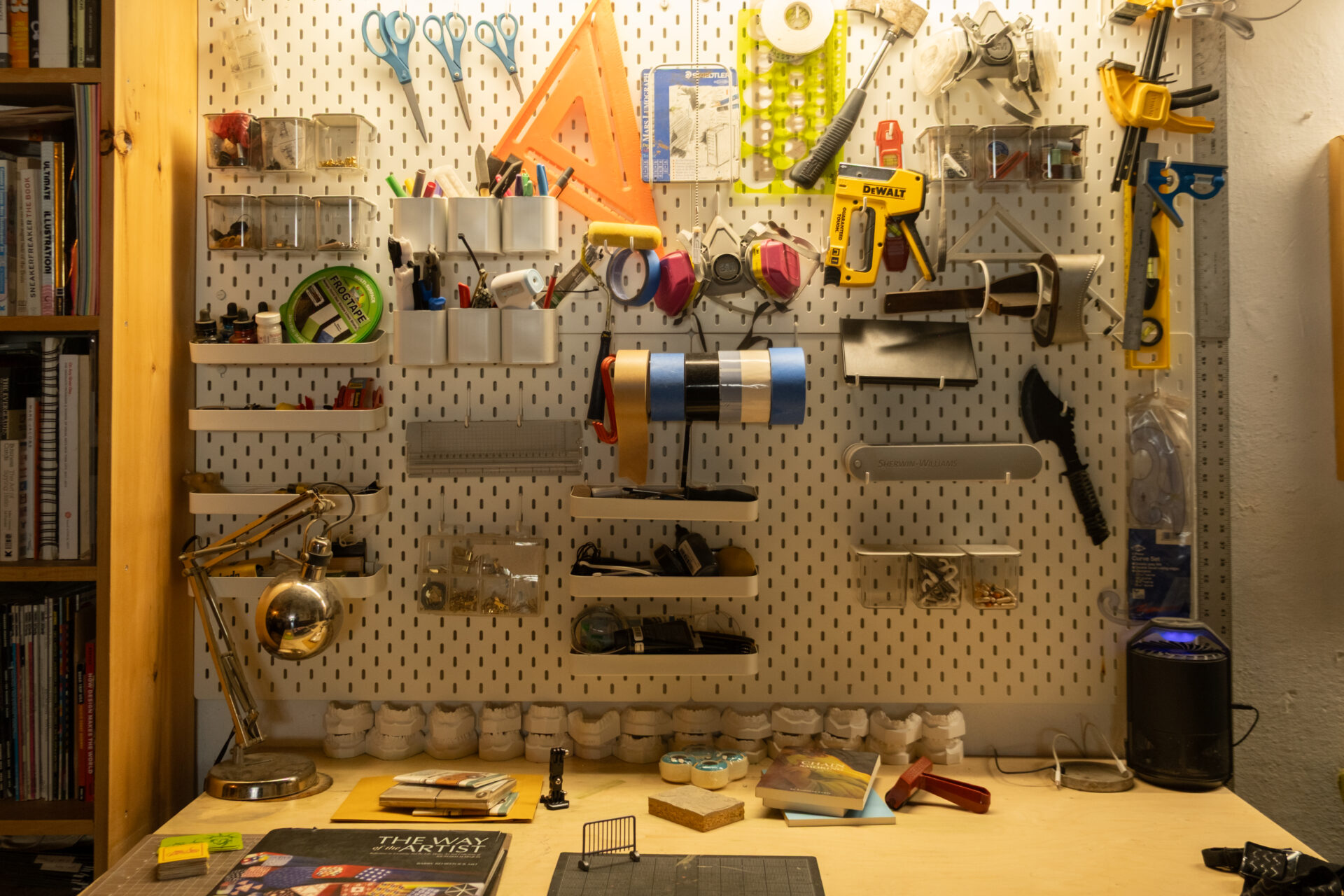 Tony Bach's creative studio which is located behind TWELVES RECORD.