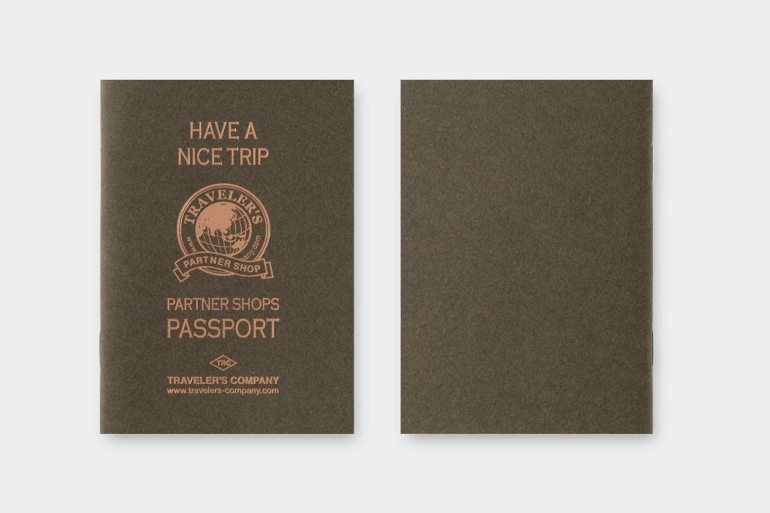 A passport for visiting TRAVELER'S COMPANY PARTNER SHOPS around the world.