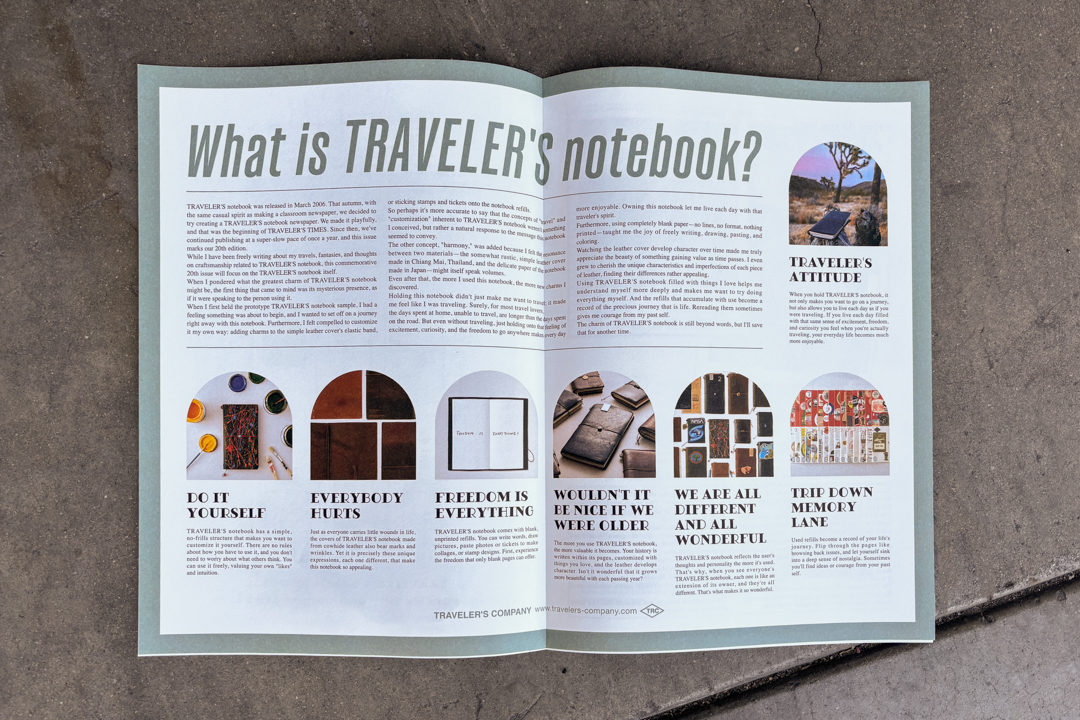 What is TRAVELER'S notebook?