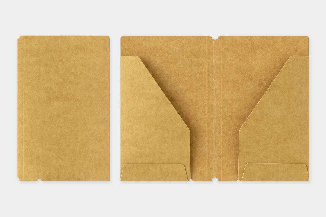 Card-sized Kraft Paper Folder.