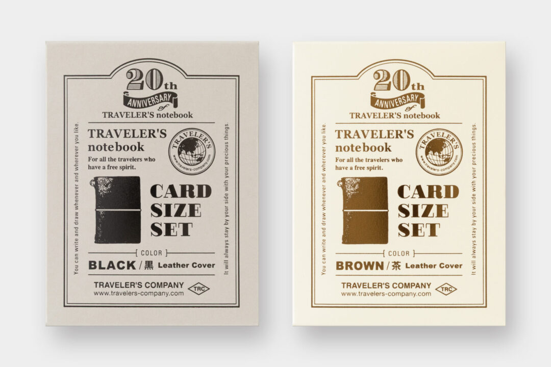 TRAVELER'S COMPANY 20th Anniversary Set Box Designs