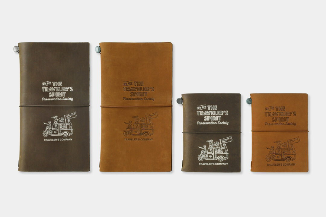 TRAVELER'S notebook TRAVELER'S SPIRIT Special Edition in Regular and Passport Size.