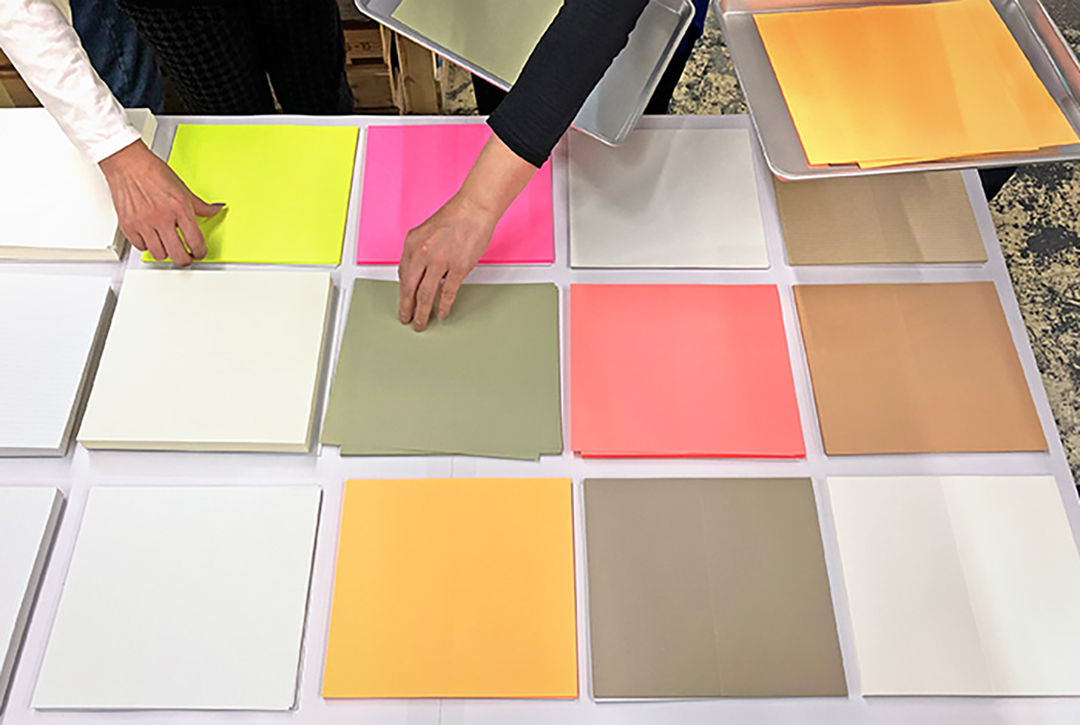 Different insert options at DIY TRAVELER'S notebook! workshop.