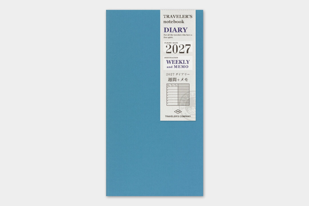 2027 Weekly plus Memo refill (Regular Size).