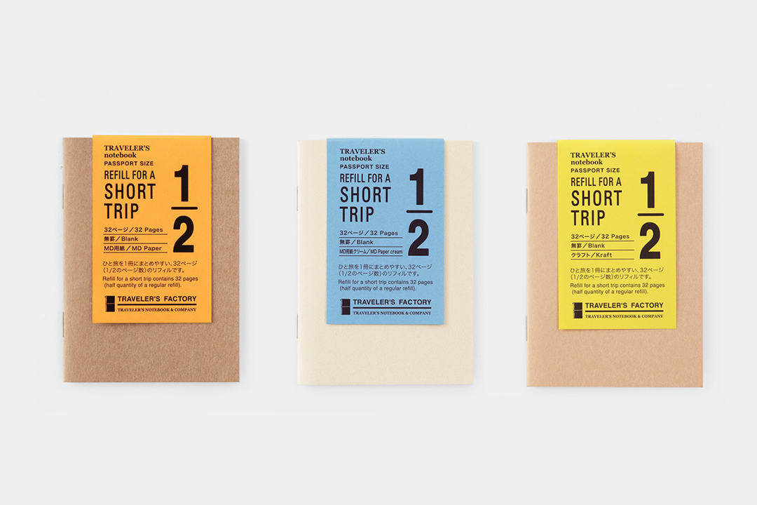 TRAVELER'S notebook refill Short Trip (Passport Size)