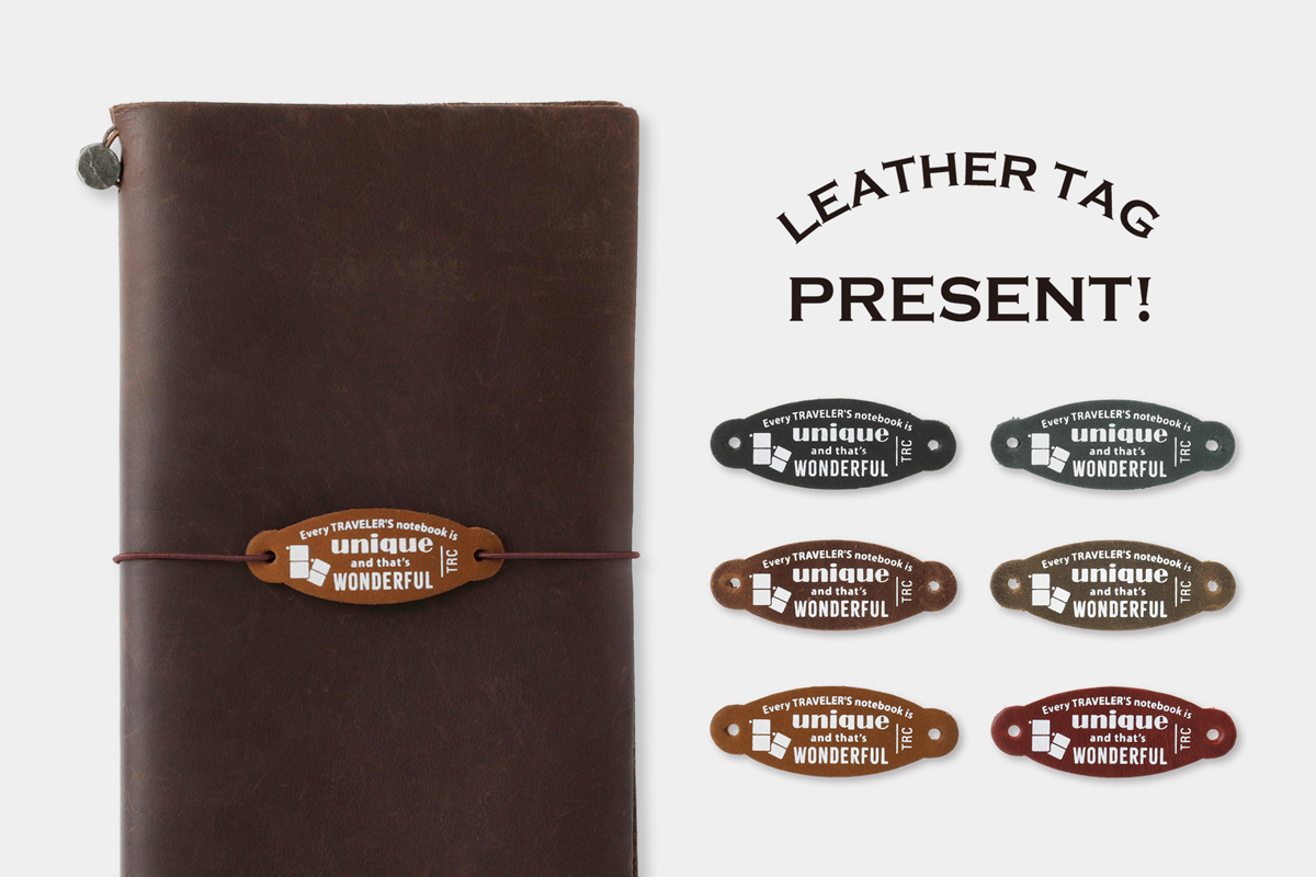 Leather Tag Present with DIARY 2027.